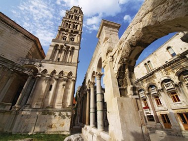 Der Diokletian-Palast in Split